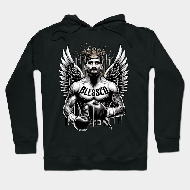 Max Holloway Hoodie by unn4med